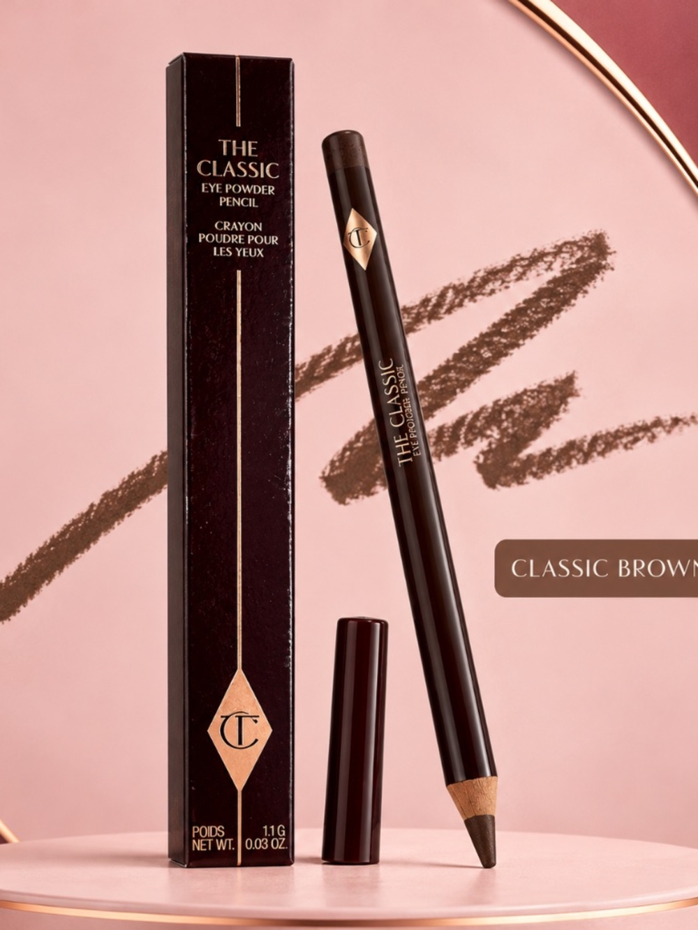Charlotte Tilbury The Classic Eye Powder Pencil Shimmering Brown Full Size NIBx2